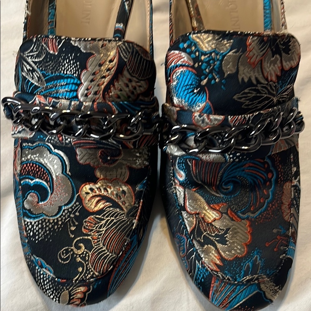 Enzo Angiolini Gilian women’s round toe Multicolor Mules Sz 7 - Picture 5 of 7